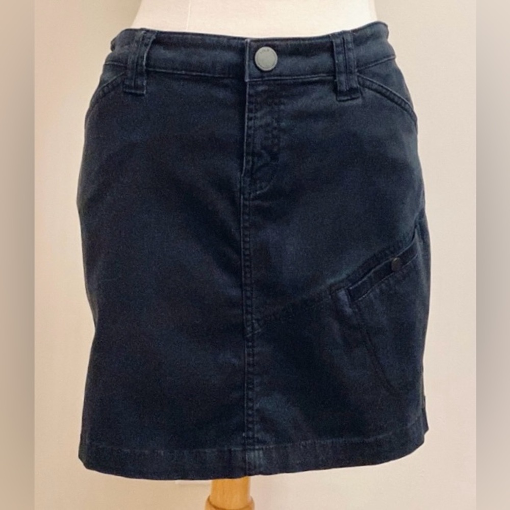 Lole Black Utility 10 Gorpcore Outdoor Minimalist Sporty Athleisure Mini Skirt
